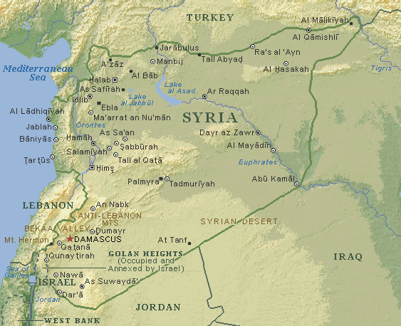 Antioch Syria Map. frankfurtsyria Syria+map